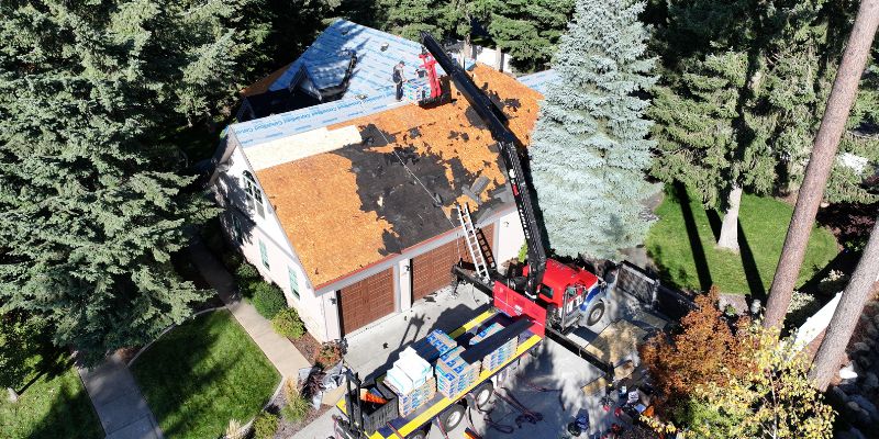 Roof replacement project